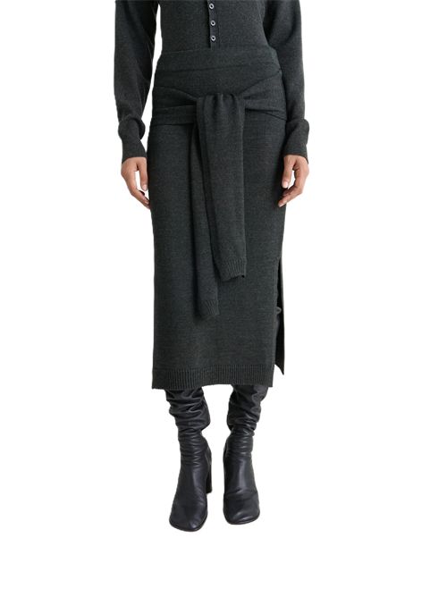 TROMPE L'OEIL skirt Gonna antracite Lemaire Lemaire | SK1058LK087BK966 ANTHRACITE